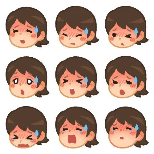 은근 풍부한 표정 무료일러스트_1.webp