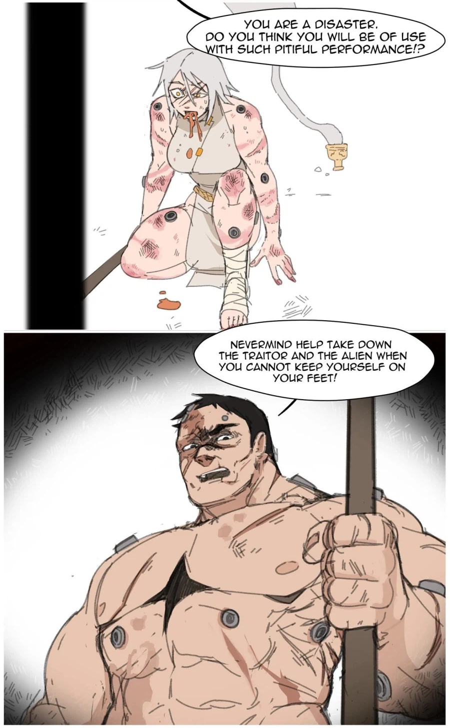 미번역)플라토닉 연애하는 수녀님과 워해머 마린 만화_3.webp