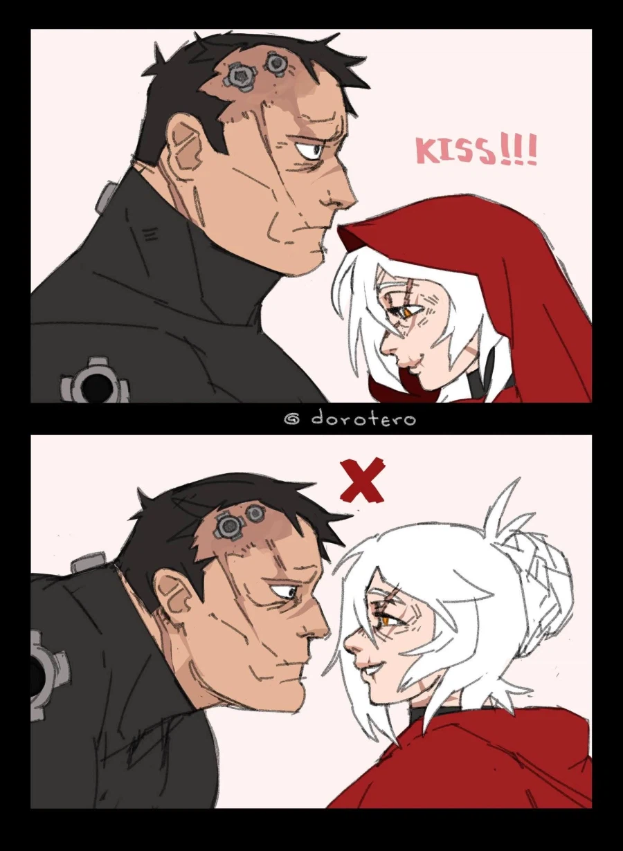 미번역)플라토닉 연애하는 수녀님과 워해머 마린 만화_5.webp