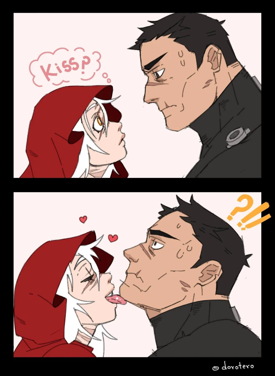 미번역)플라토닉 연애하는 수녀님과 워해머 마린 만화_6.webp