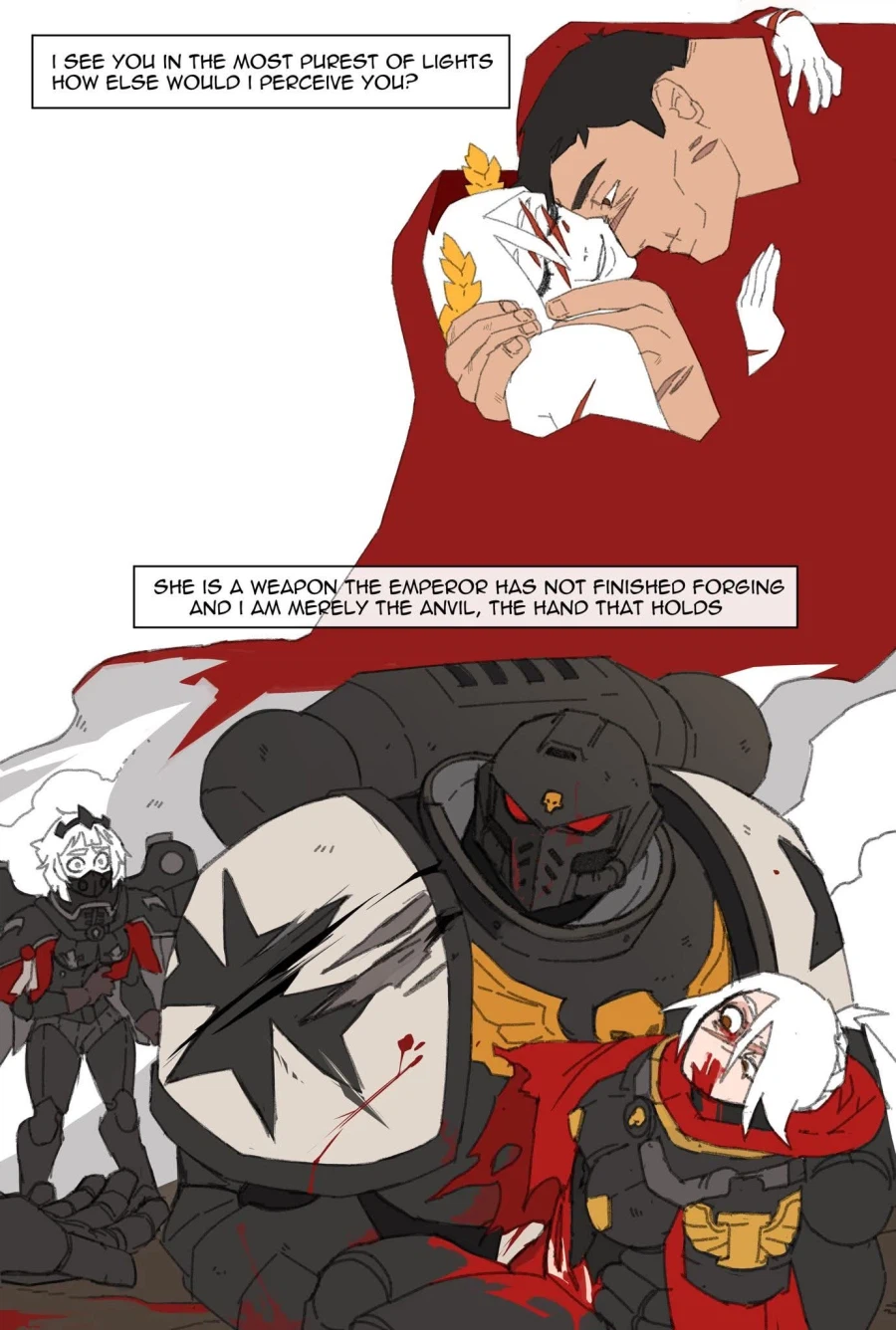 미번역)플라토닉 연애하는 수녀님과 워해머 마린 만화_7.webp