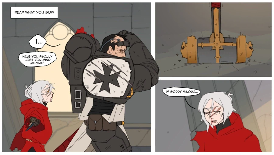 미번역)플라토닉 연애하는 수녀님과 워해머 마린 만화_11.webp