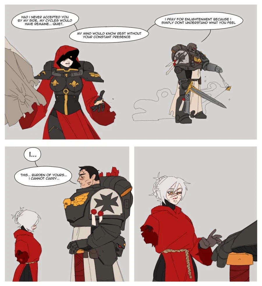 미번역)플라토닉 연애하는 수녀님과 워해머 마린 만화_14.webp