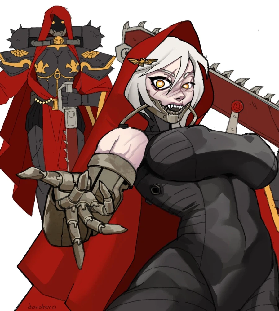 미번역)플라토닉 연애하는 수녀님과 워해머 마린 만화_20.webp